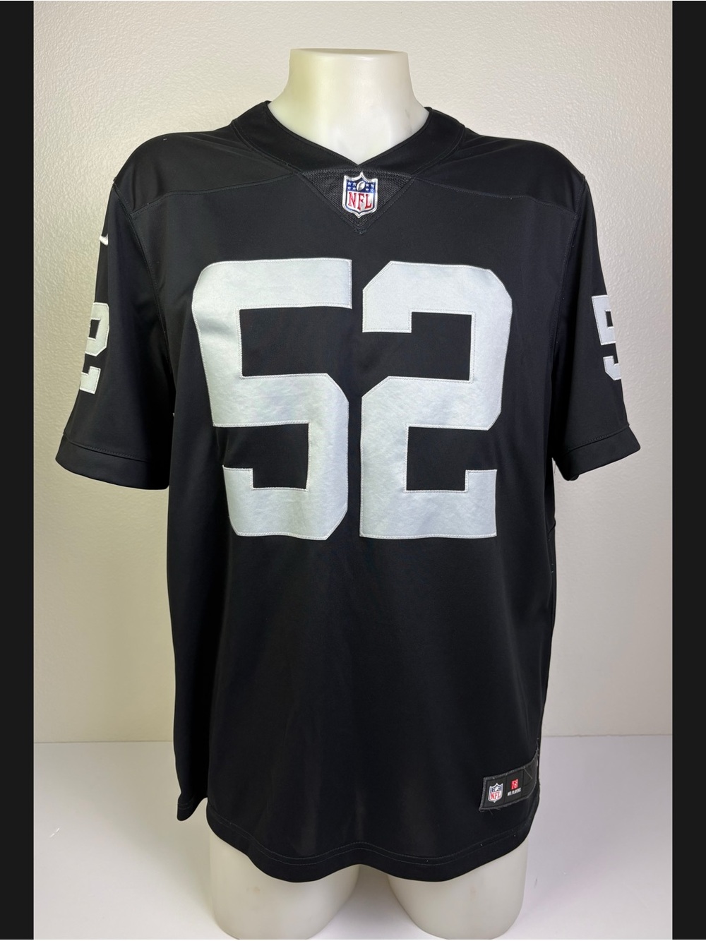Oakland Raiders Khalil Mack #52 Nike NFL On Field Dri-Fit Jersey